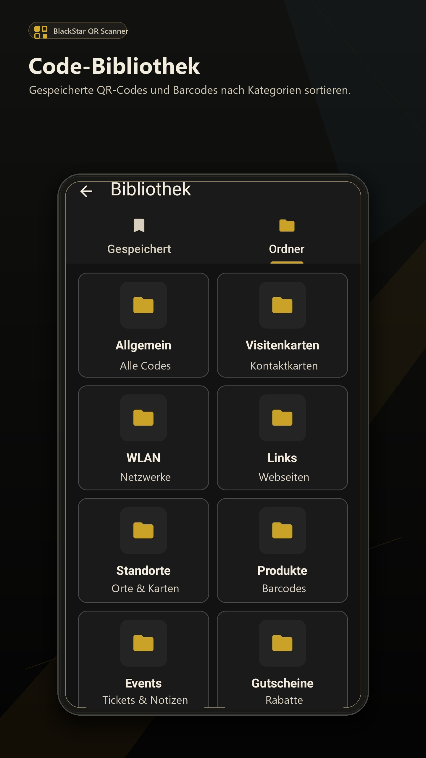 Bibliothek mit Ordnern